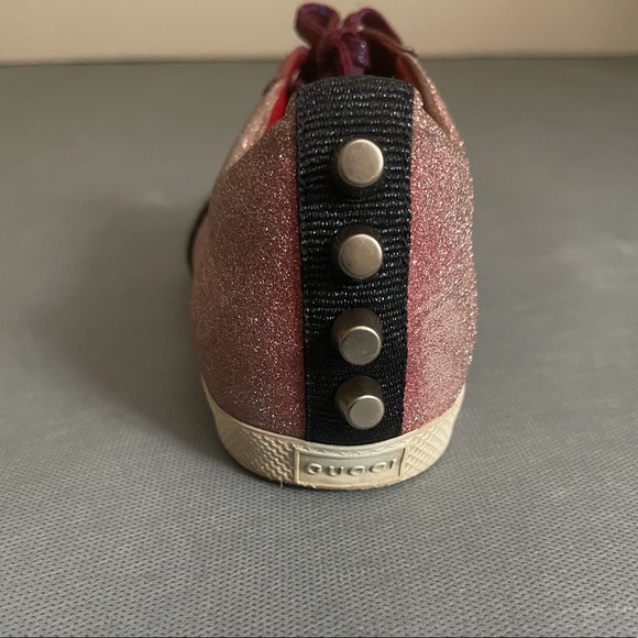 AUTHENTIC GUCCI GLITTER TRAINERS - Picture 5 of 10